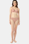 Amante Double Layered Wired Full Coverage Super Support Bra - Mellow Rose — thumbnail 5